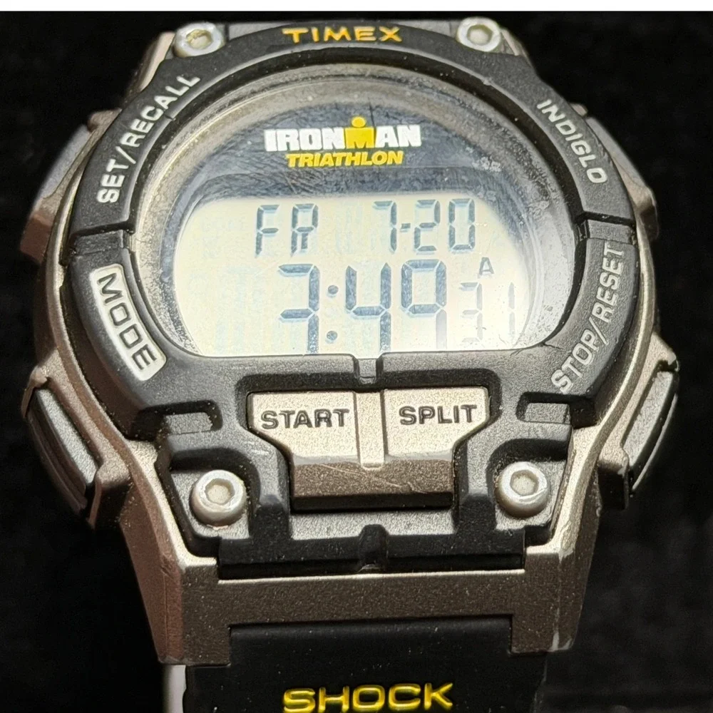 Timex Ironman Triathlon Shock Watch: 200M Water Resistant, 30 Lap Digital, WORKS